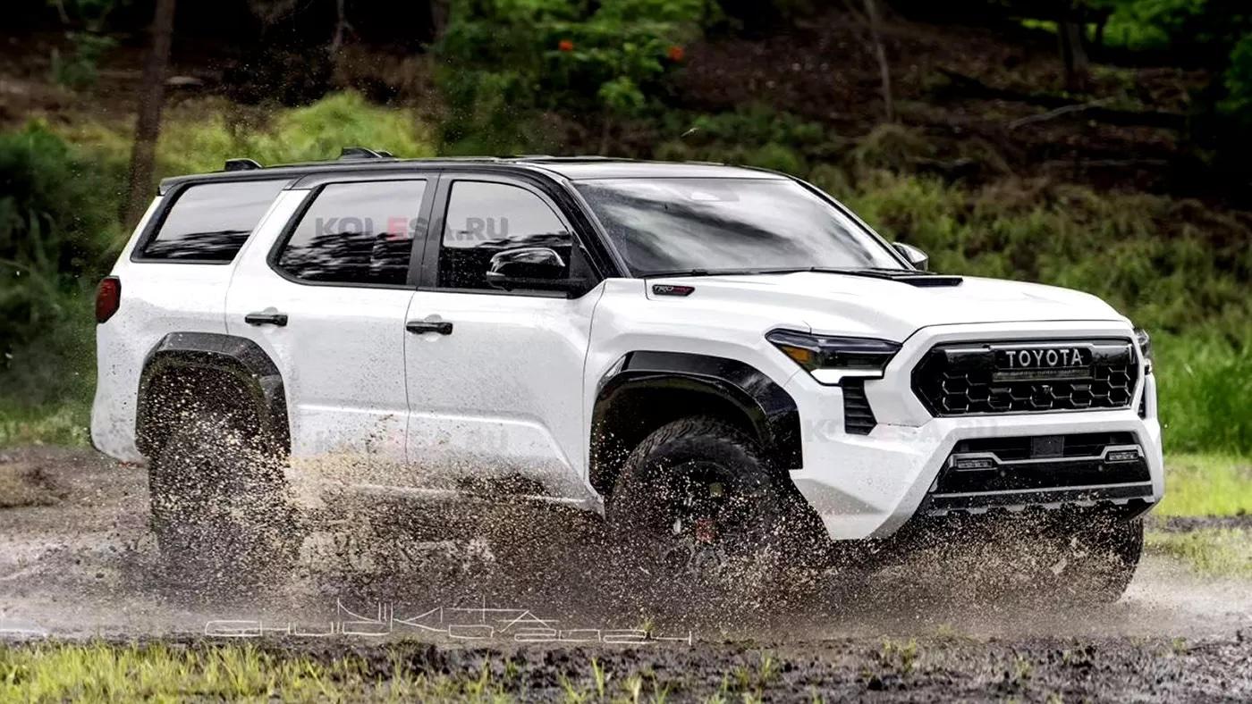 2025 4runner 6th gen Renderings: 2025 4Runner TRD Pro based on teaser photos & 2024 Tacoma 2025 4runner 6th gen rendering 2
