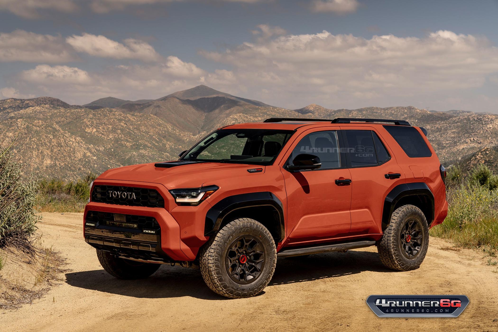 2025 4runner 6th gen Fun colors for 2025 4Runner TRD PRO, Trailhunter, Platinum Trims -- previews & slideshow TRDpro-Terra-Front  