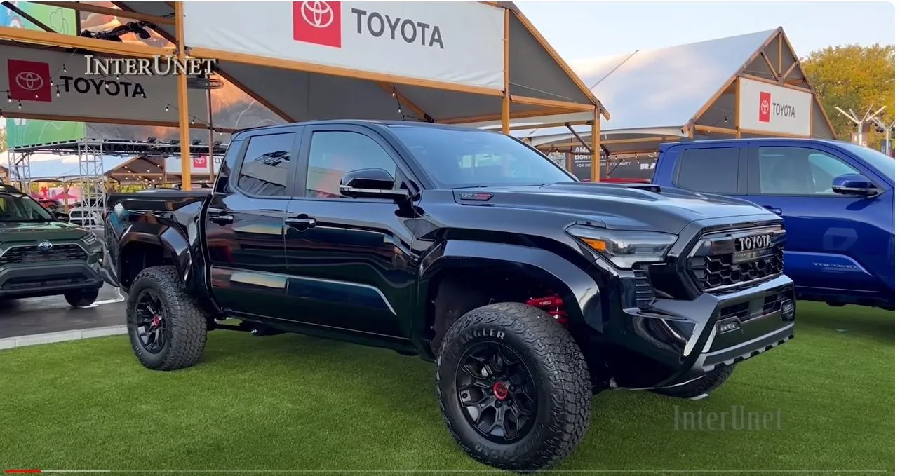 2025 4runner 6th gen Fun colors for 2025 4Runner TRD PRO, Trailhunter, Platinum Trims -- previews & slideshow 2024 TACOMA TRD PRO BLACK 1