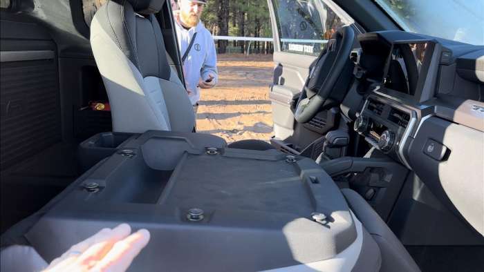 2025 4runner 6th gen Back feat folds flat in 2025 4Runner 6th Gen (Hybrid & Non-Hybrid) 2024_toyota_tacoma_trd_prerunner_interior_passenger_seat_0