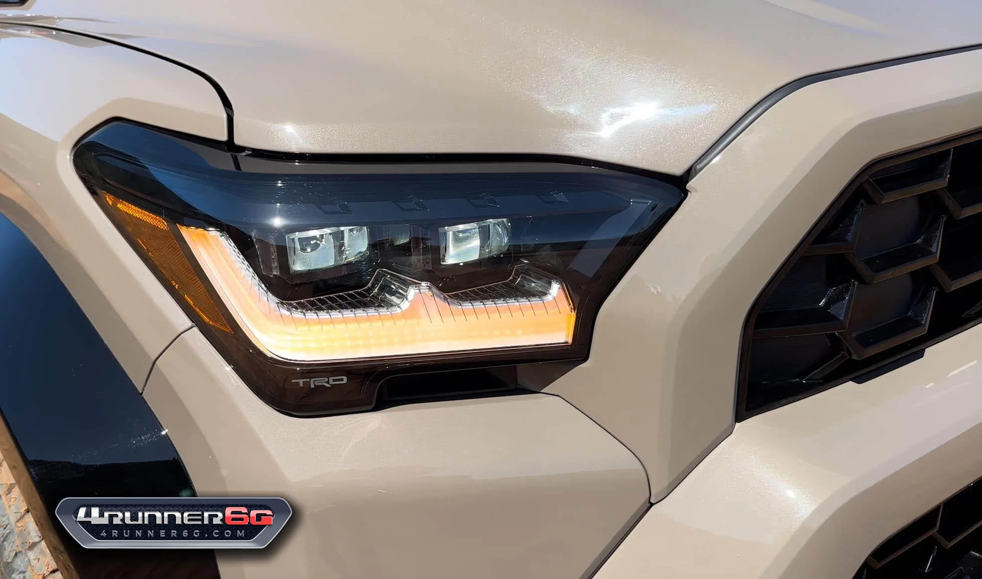 2025 4runner 6th gen Mudbath is a metallic color - photo mudbath paint metallic flakes paint closeup 2025 4runner trd pro copy