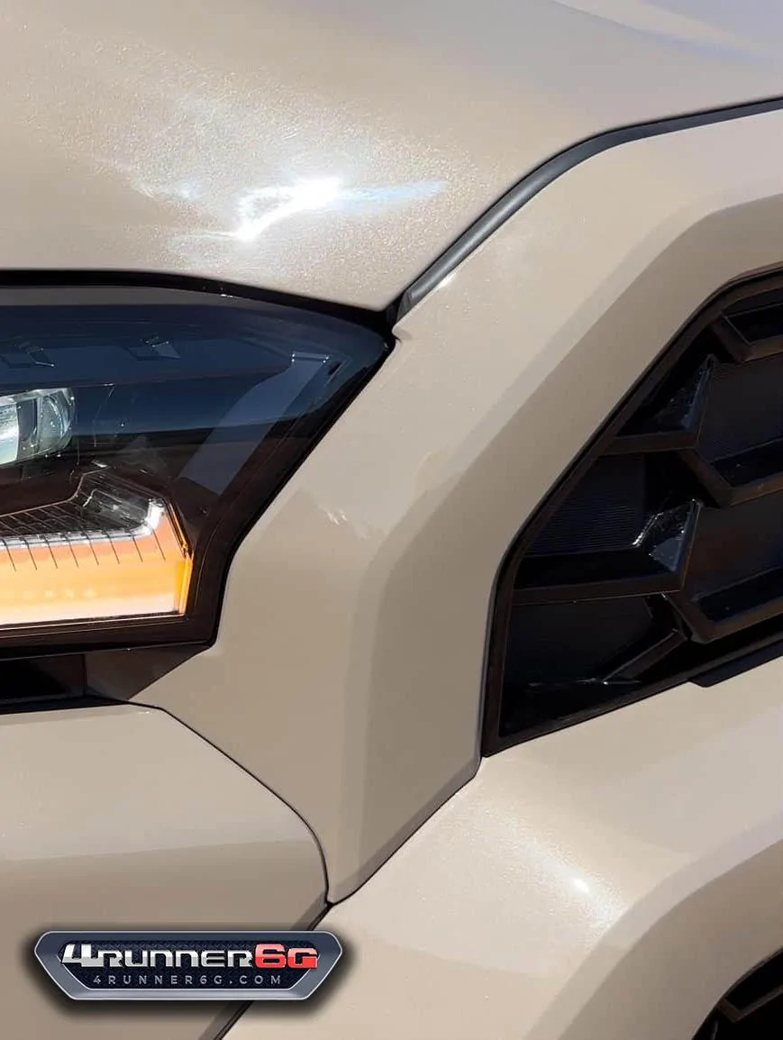 2025 4runner 6th gen Mudbath is a metallic color - photo 4runner mudbath paint metallic flakes paint closeup 2025 4runner trd pro copy