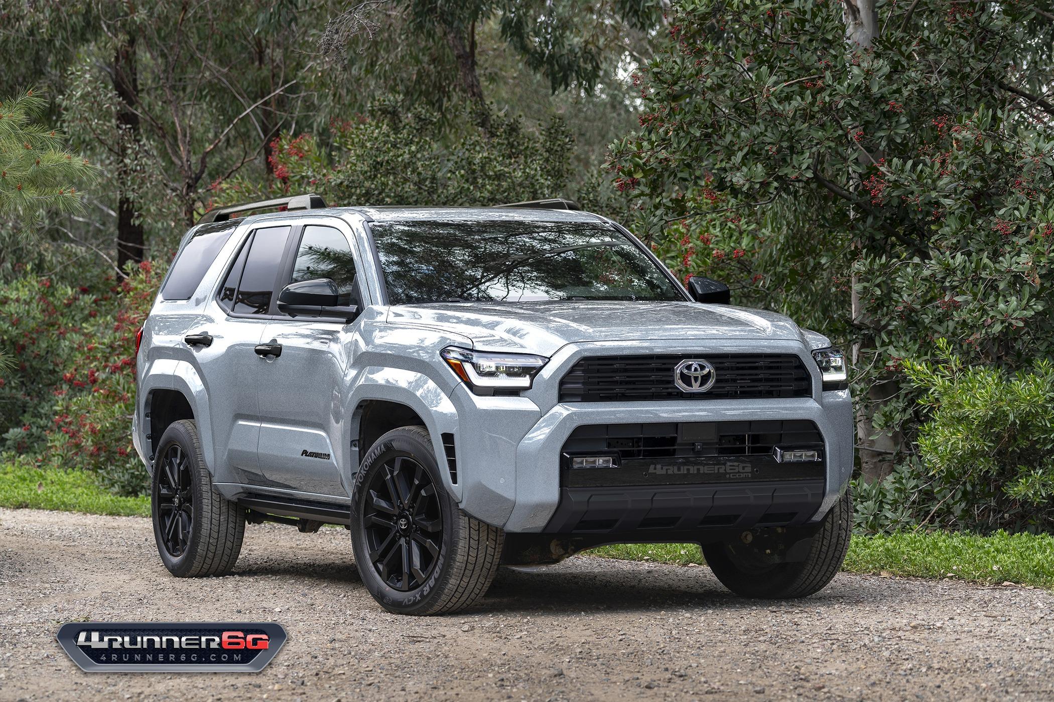 2025 4runner 6th gen TRD Off Road Premium - Tacoma 2024 platinum-celestial-silver-front-