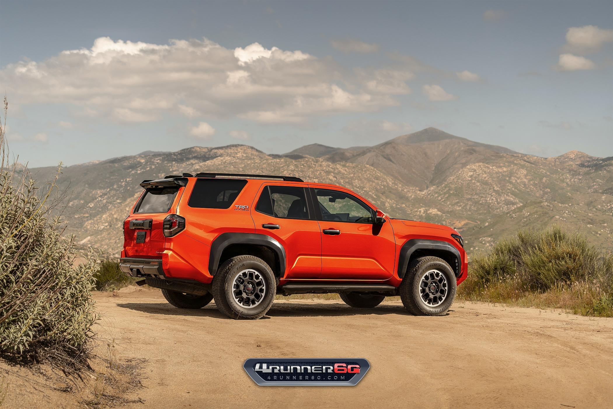 2025 4runner 6th gen Preview Looks: 2025 4Runner 6th Gen TRD Off-Road, TRD Sport, SR5 Trim TRDoffroad-Solar Octane