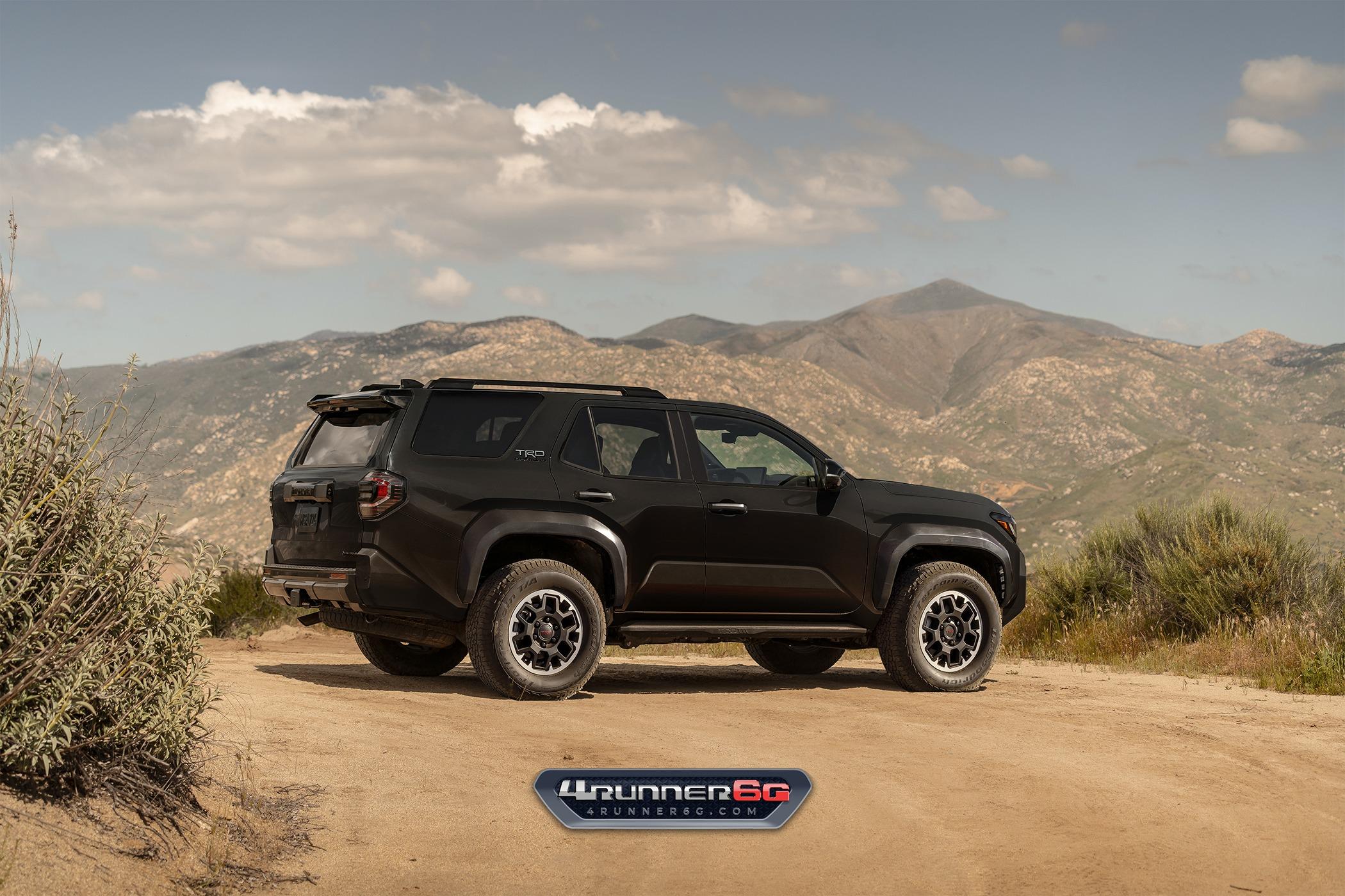 2025 4runner 6th gen Preview Looks: 2025 4Runner 6th Gen TRD Off-Road, TRD Sport, SR5 Trim TRDoffroad-Black