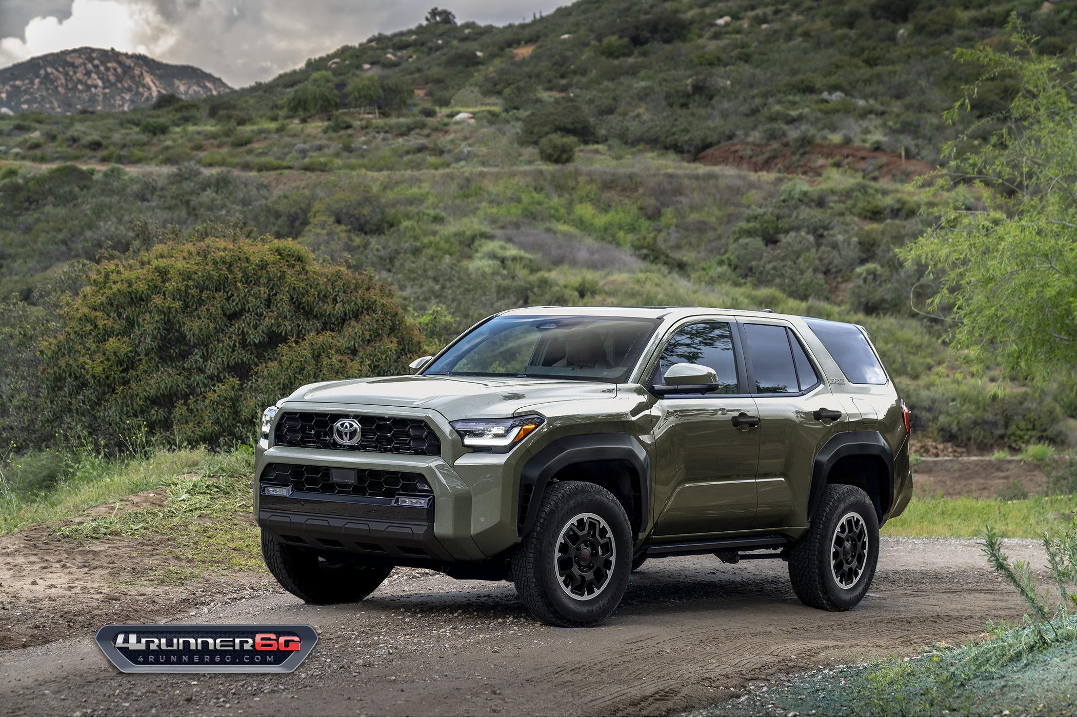 2025 4runner 6th gen Preview Looks: 2025 4Runner 6th Gen TRD Off-Road, TRD Sport, SR5 Trim TRDoffroad-Bronze-Oxide-Front