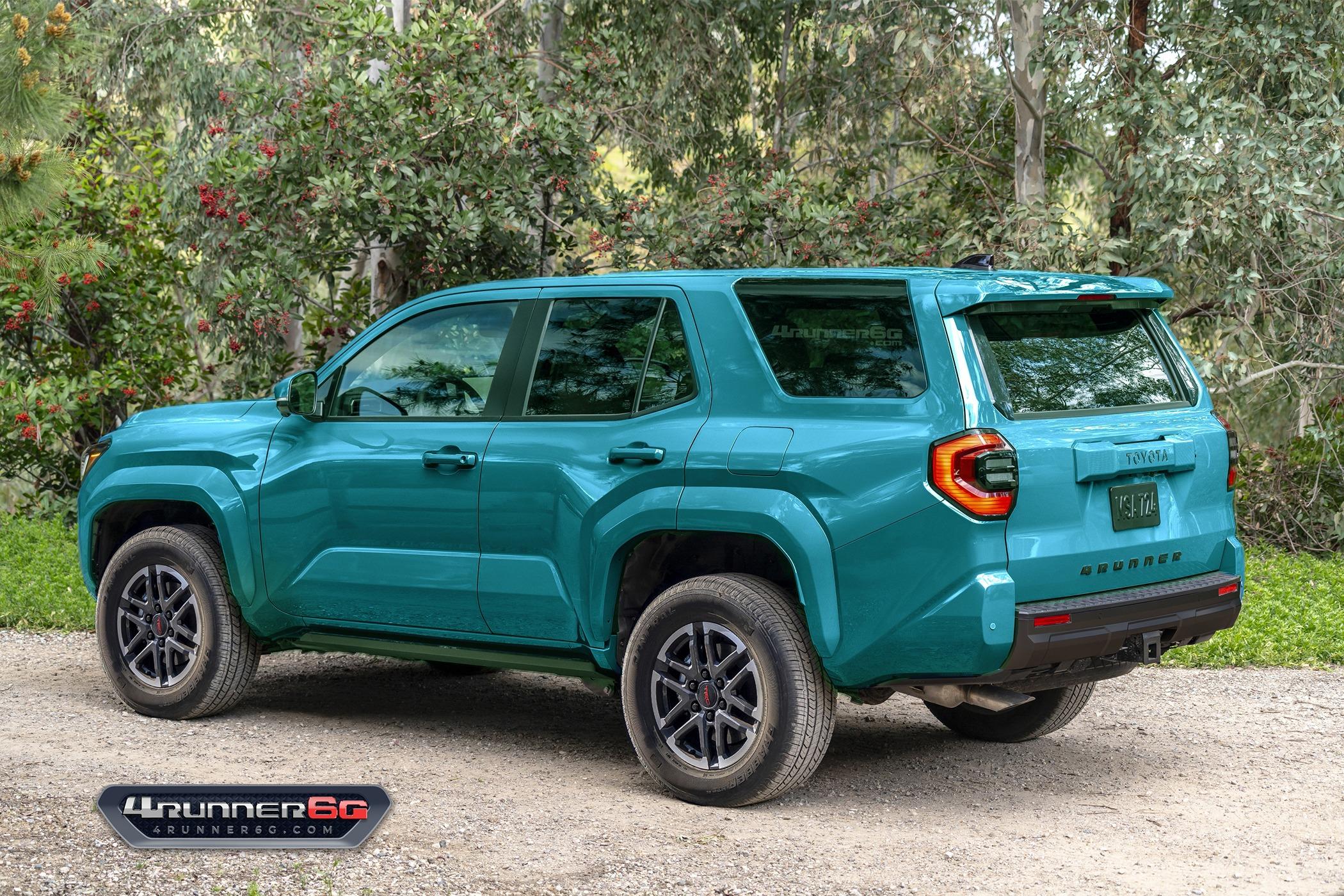 2025 4runner 6th gen Preview Looks: 2025 4Runner 6th Gen TRD Off-Road, TRD Sport, SR5 Trim TRDsport-Everest-Rear1