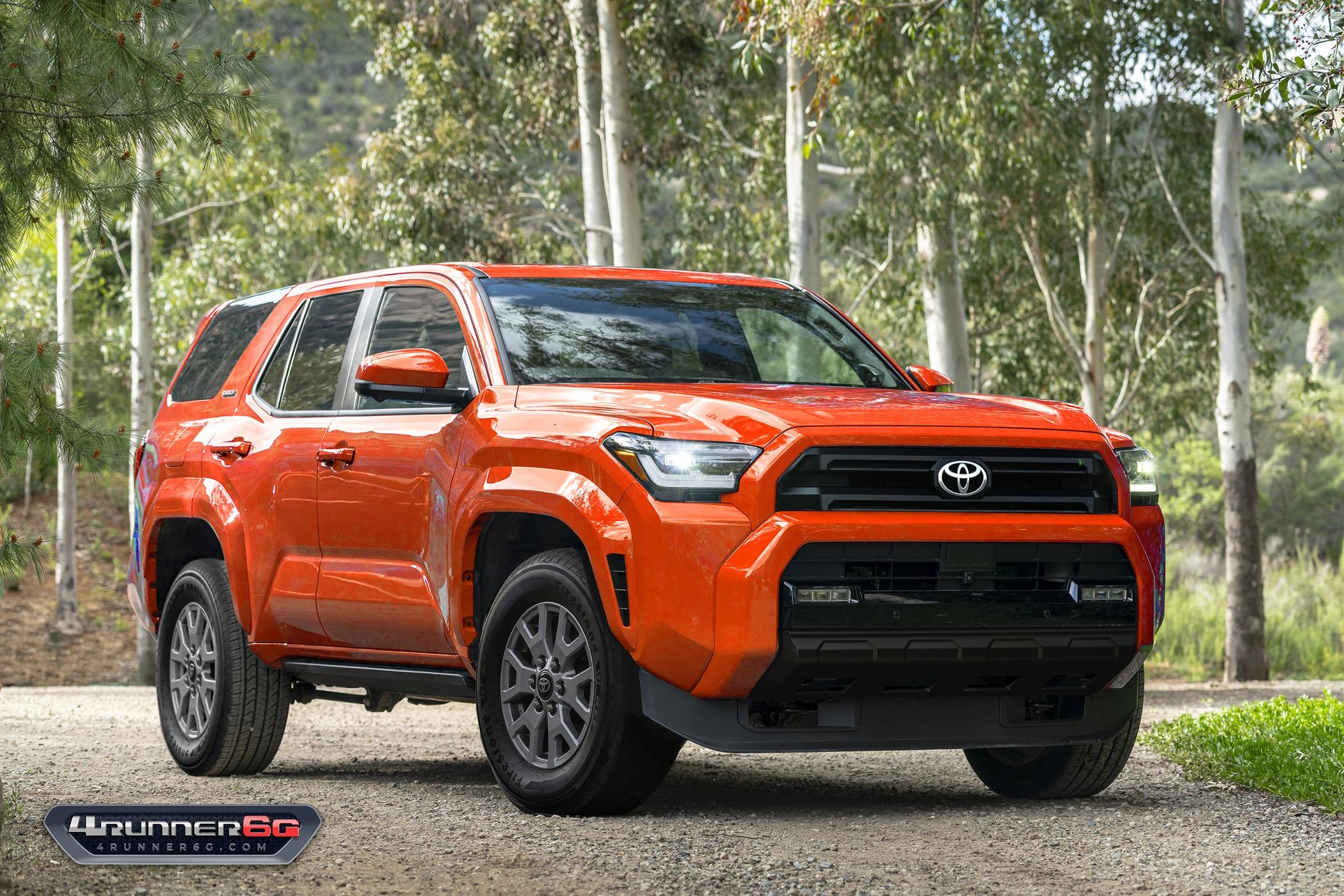 2025 4runner 6th gen Preview Looks: 2025 4Runner 6th Gen TRD Off-Road, TRD Sport, SR5 Trim SR5-Solar-Octane