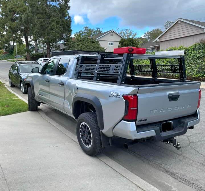2025 4runner 6th gen Preview Looks: 2025 4Runner 6th Gen TRD Off-Road, TRD Sport, SR5 Trim -raised-led-full-height-bed-rack-prinsu-roof-r-