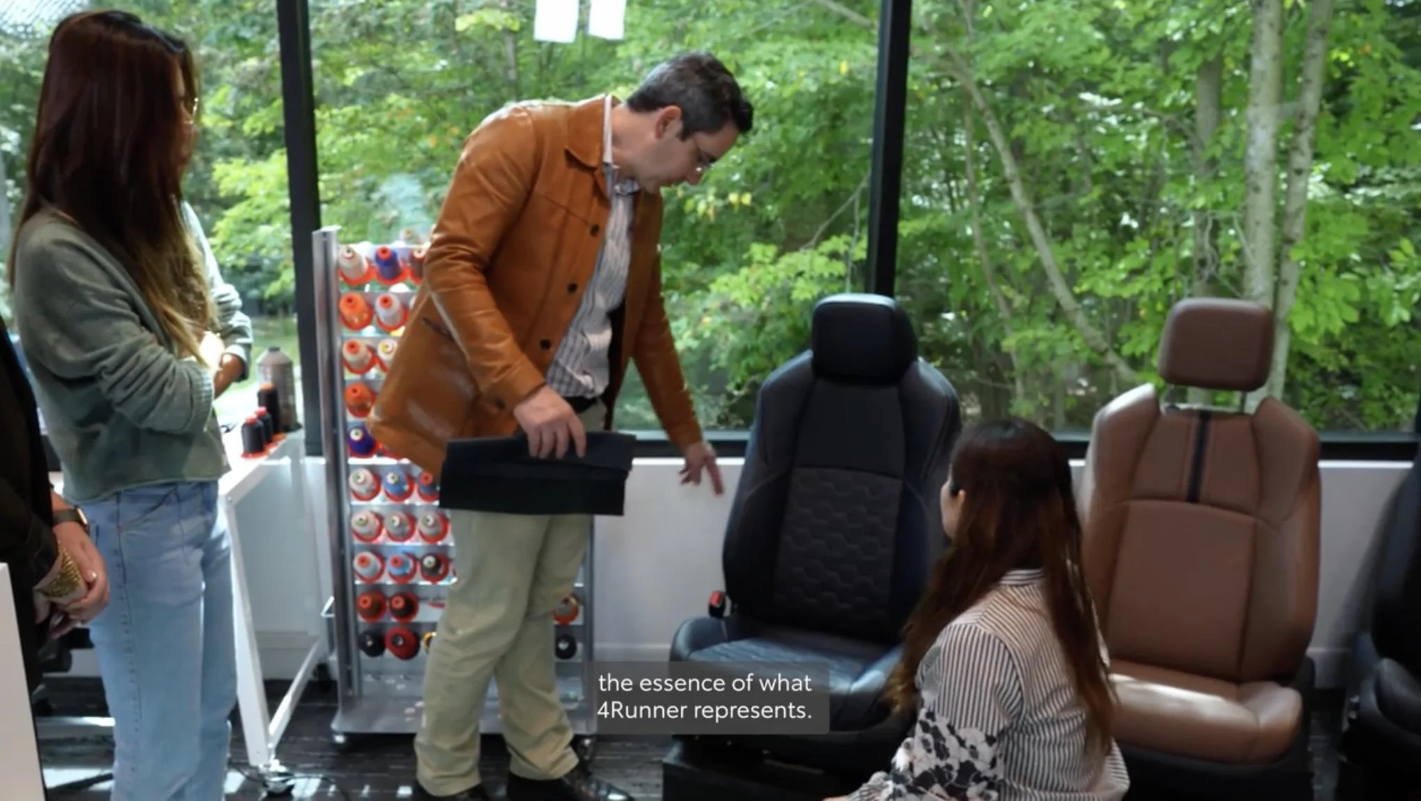 2025 4runner 6th gen 6th Gen 4Runner Design Behind the Scenes at CALTY w/ looks at Platinum trim & white TRD Pro seat materials 2025 4runner 6th gen