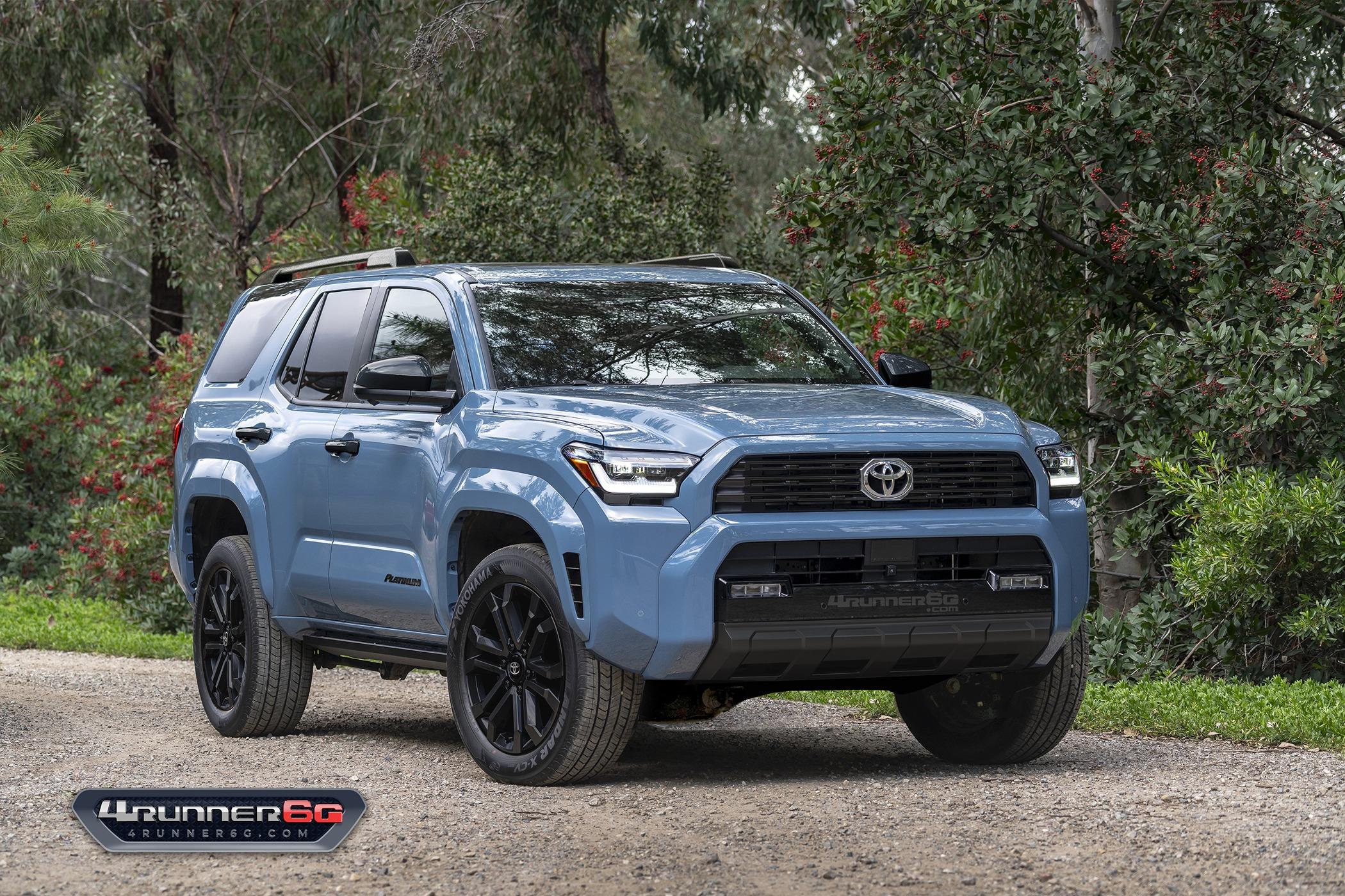 2025 4runner 6th gen Air dam / front chin spoiler removal how-to DIY for 6th gen 4Runner (2025+) platinum-heritage-blue-front-