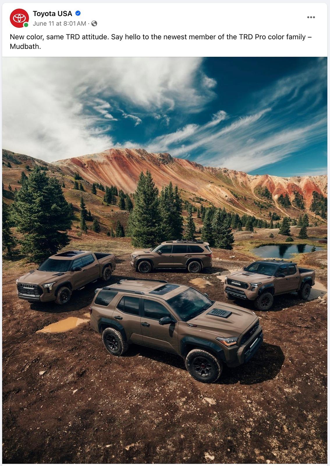 2025 4runner 6th gen MUDBATH Photos 4Runner 6th Gen (2025+) mudbath 4runner tacoma