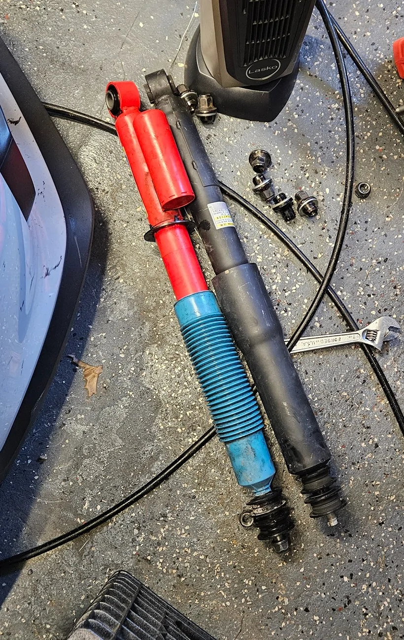 2025 4runner 6th gen Land Cruiser shocks installed on 2025 4Runner TRD ORP 20260205_151102