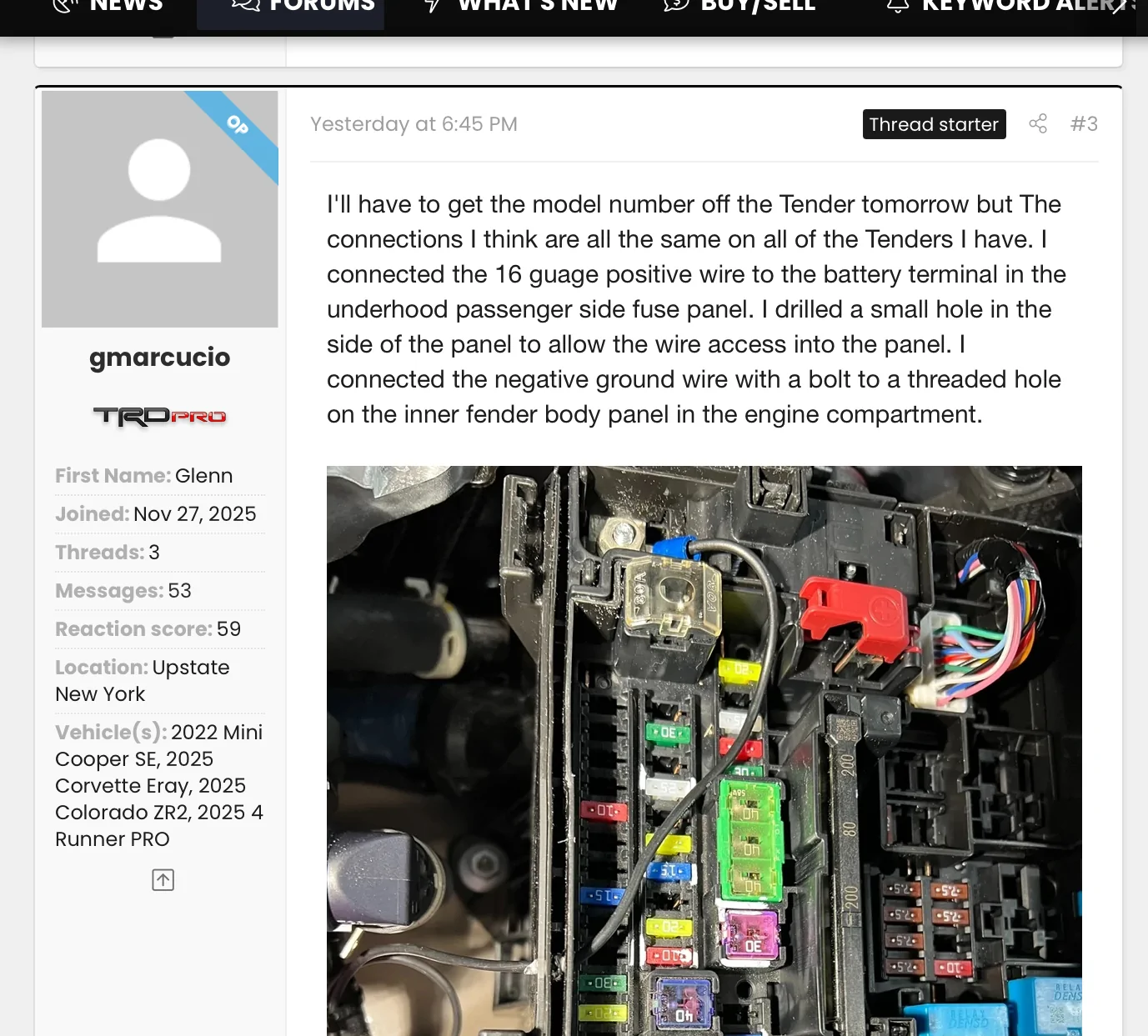 2025 4runner 6th gen KC Hybrid Distribution Plate IMG_4812