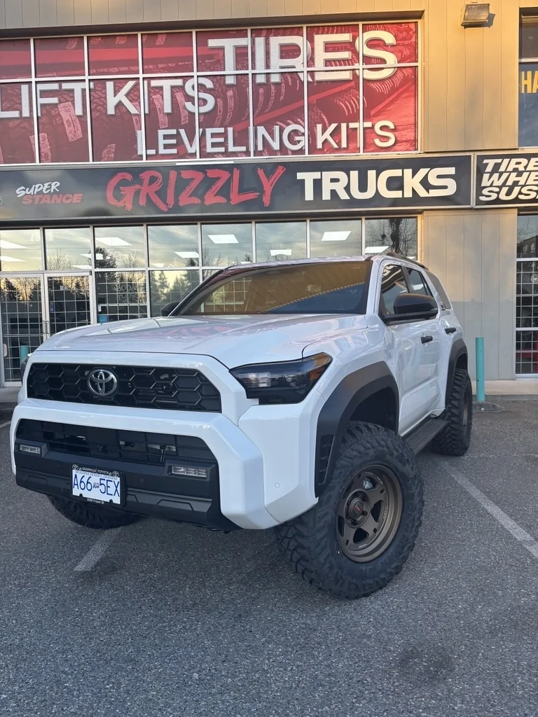 2025 4runner 6th gen AJ123's TRD ORP Build on TE37 -10 Offset and Toyo Open Country R/T 275/70/17 tires 4runner
