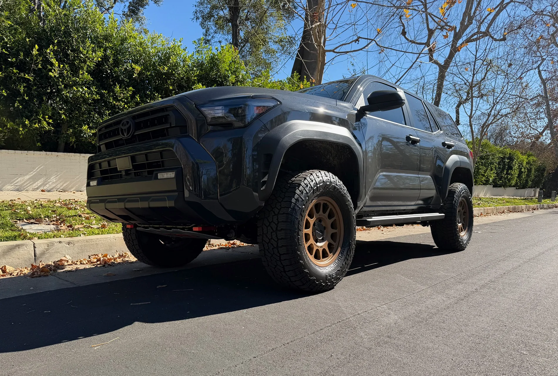 2025 4runner 6th gen Underground SR5 build on OME MT64 3" front / 2" rear,  Method 703 +35 offset, Falken WildPeak AT4W 285/70/17, Katzkin leather seats Underground SR5 build on OME MT64 3%22 front : 2%22 rear, Method 703 +35 offset, Falken WildP