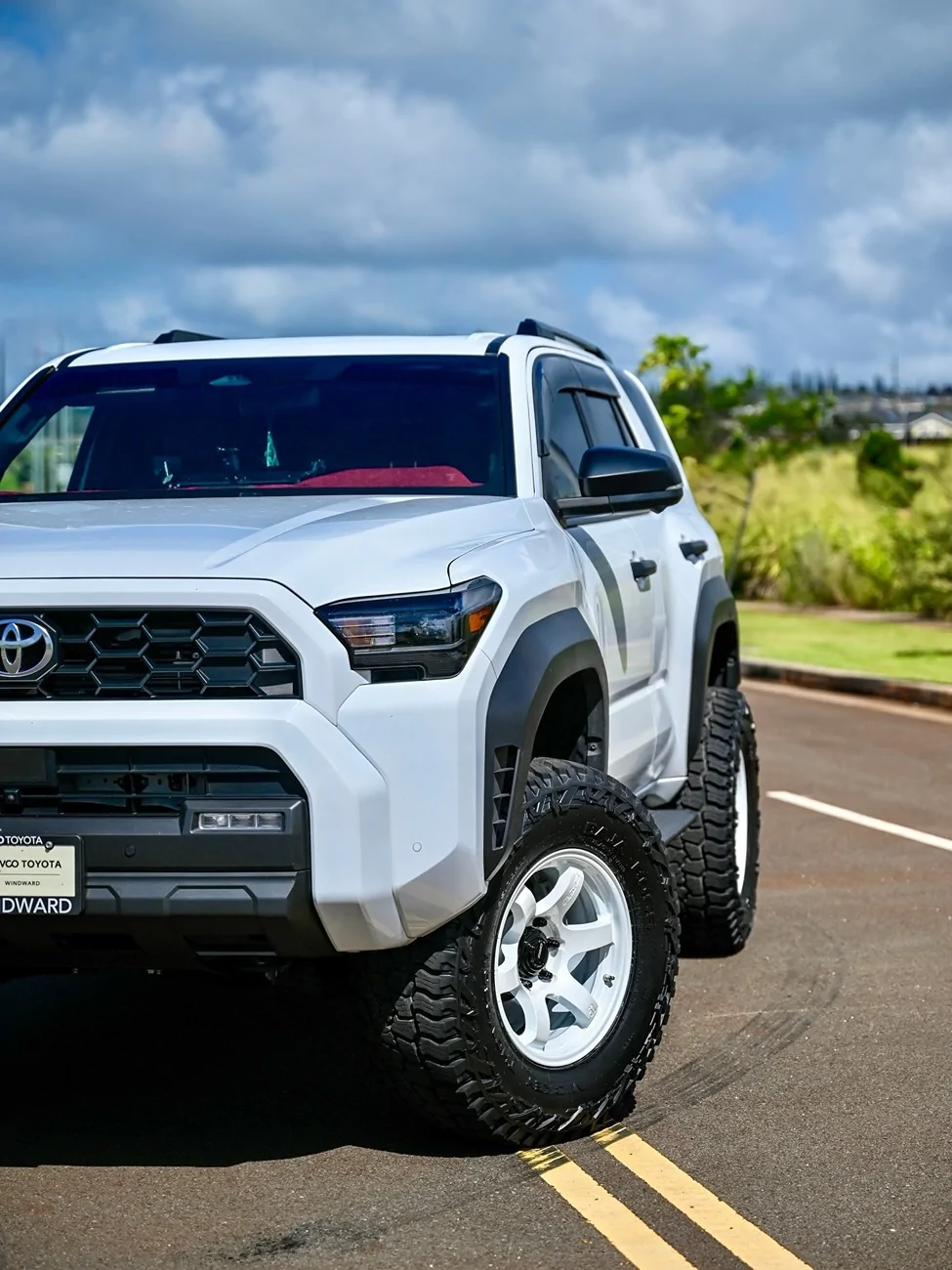 2025 4runner 6th gen ICE CAP WHITE Photos 4Runner 6th Gen (2025+) TRD ORP Build: Eibach Stage 2R 3%22 inch lift kit, MT Baja Boss AT 295:70:17, 0 offset Rays G