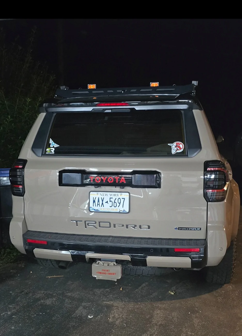 2025 4runner 6th gen 2025 4Runner TRD PRO build: Westcott lift kit, 295/70/18 Nitto Recon Grappler, color matched fender flares, Victory4x4 half rack, light bar Screenshot_20260220_192555_Gallery