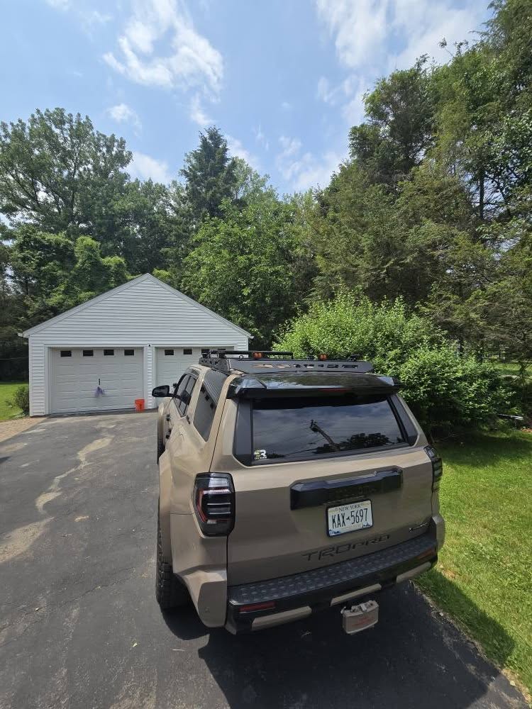 2025 4runner 6th gen 2025 4Runner TRD PRO build: Westcott lift kit, 295/70/18 Nitto Recon Grappler, color matched fender flares, Victory4x4 half rack, light bar 510959536_10234103573983960_6214933955344086463_n