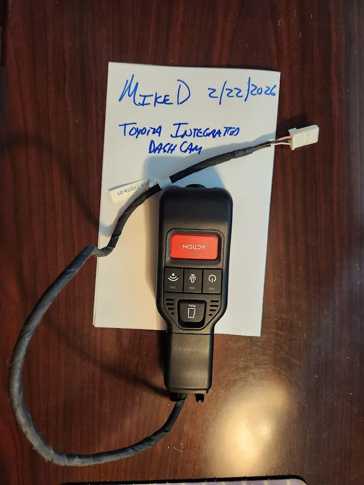 2025 4runner 6th gen WTS Toyota Integrated Dashcam PT94934222 20260222_181319