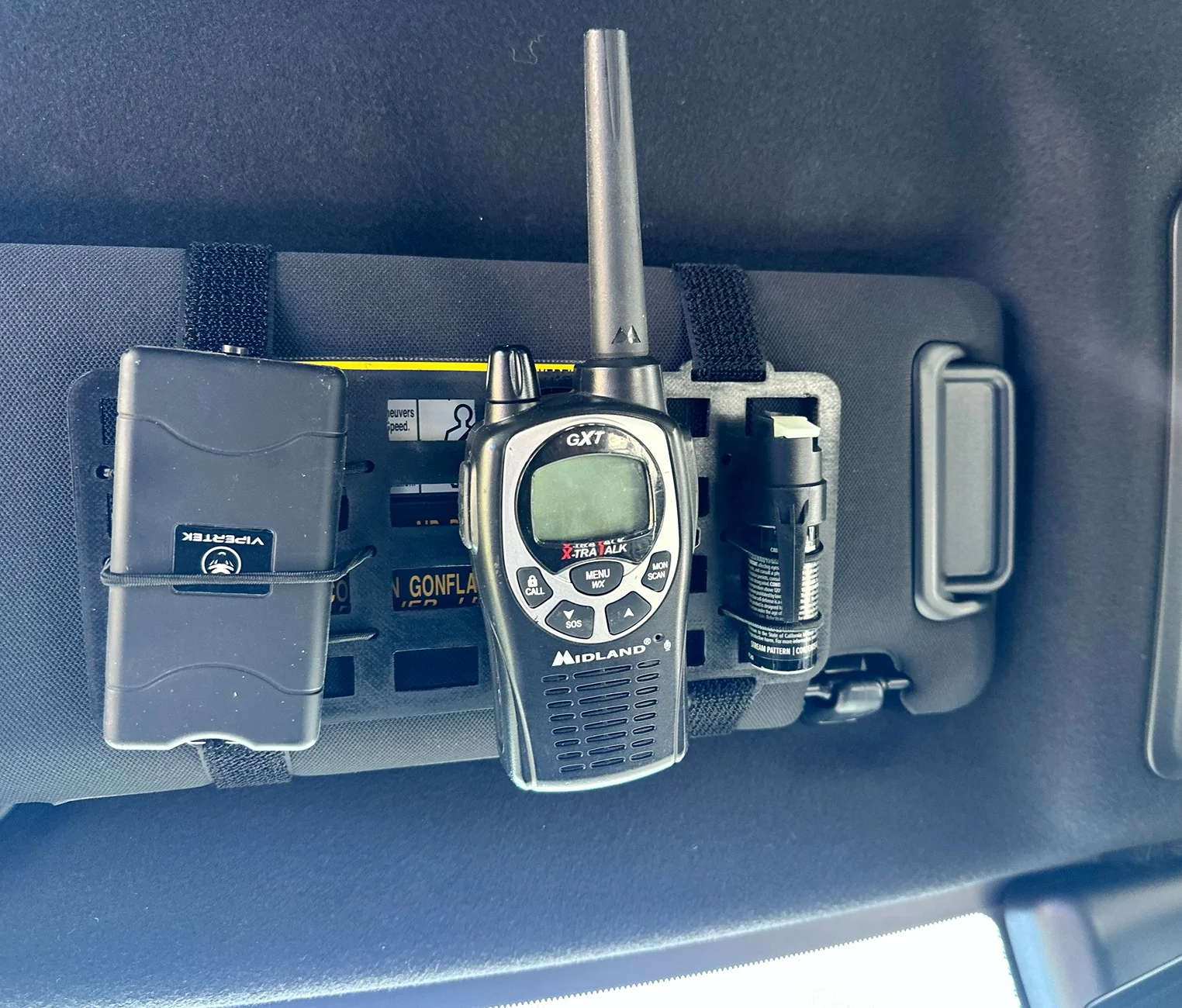 2025 4runner 6th gen My first 4RUNNER Trailhunter Tactical sun-visor molle 2