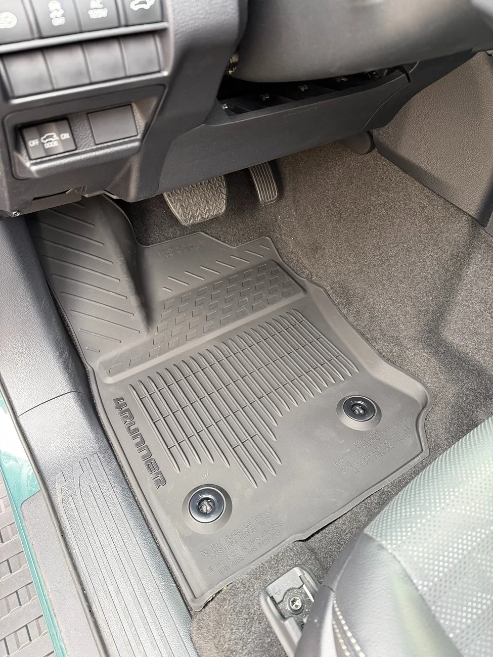 2025 4runner 6th gen OEM Toyota All Weather Floor Liners Pictured IMG_1945