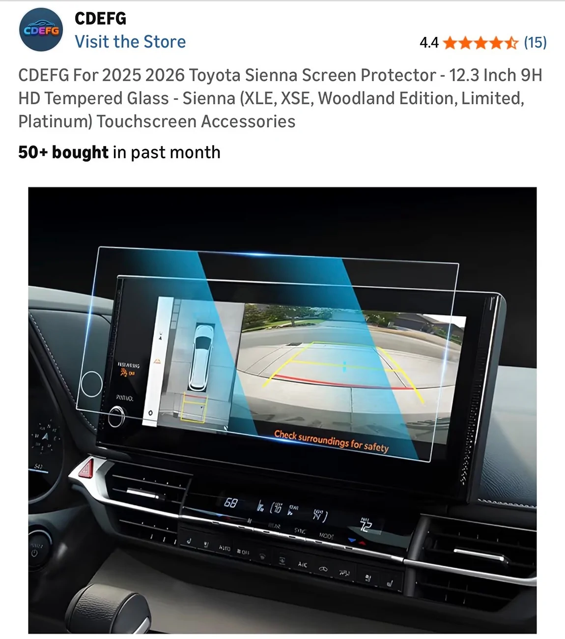 2025 4runner 6th gen OEM Screen Protector, Application Method IMG_1472