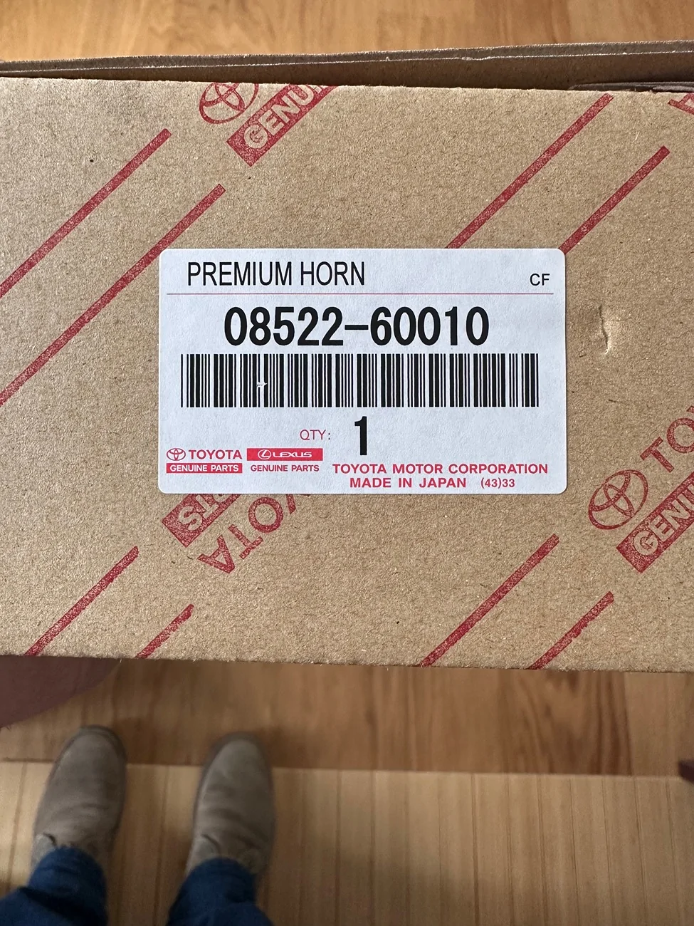 2025 4runner 6th gen Toyota "Premium Horn" install with before / after sound clip videos IMG_8237