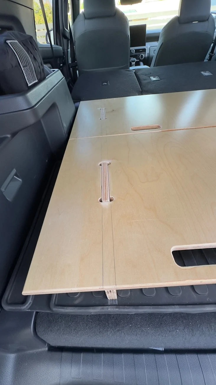 2025 4runner 6th gen Sleeping / Mattress Leveling Platform Build for 2026 4Runner Hybrid IMG_4194