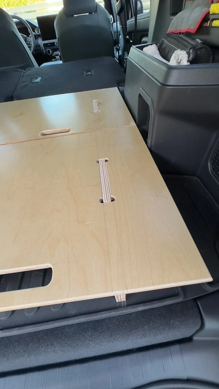 2025 4runner 6th gen Sleeping / Mattress Leveling Platform Build for 2026 4Runner Hybrid IMG_4195