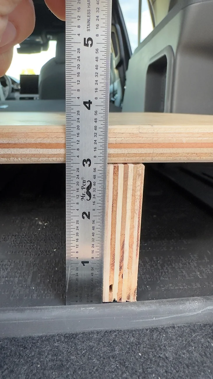 2025 4runner 6th gen Sleeping / Mattress Leveling Platform Build for 2026 4Runner Hybrid IMG_4198