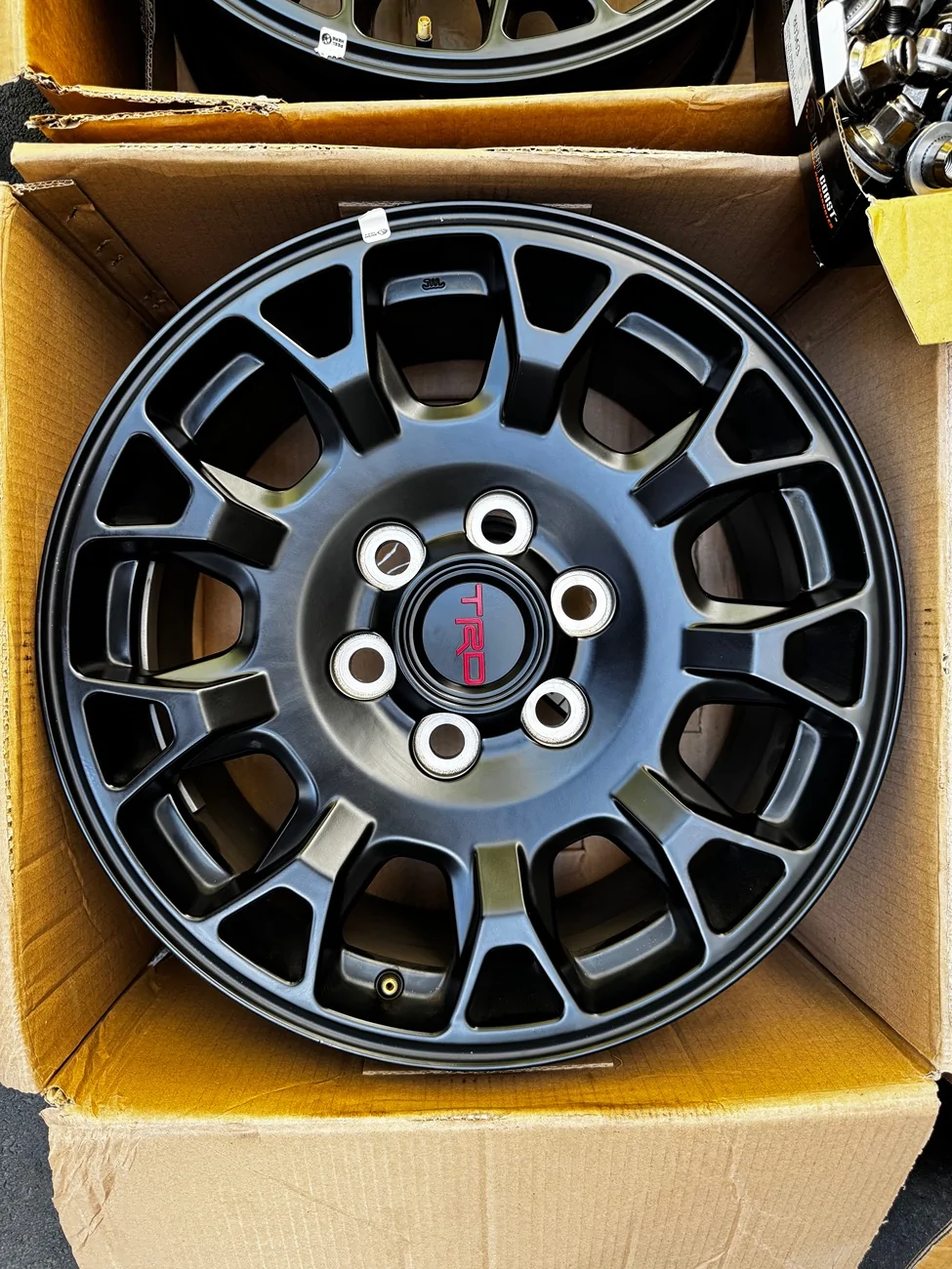 2025 2026 4runner 6th gen TRD OR Black Matte Rims 18x8 +45 IMG_2299