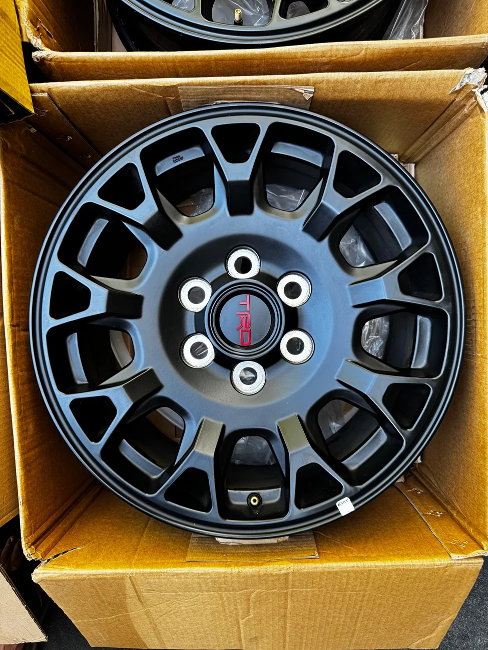 2025 2026 4runner 6th gen TRD OR Black Matte Rims 18x8 +45 IMG_2300