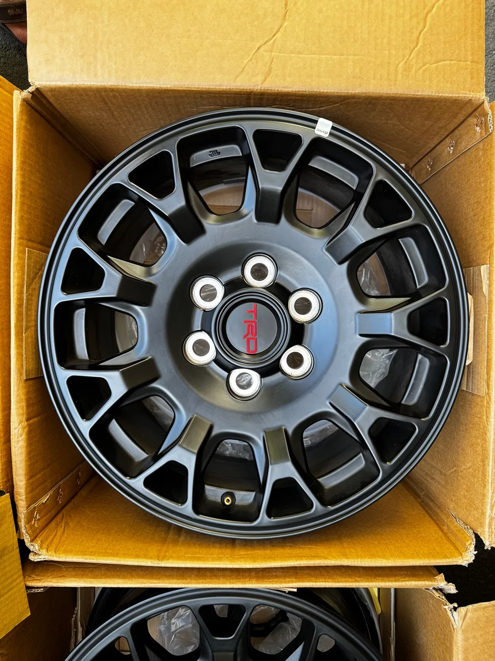 2025 2026 4runner 6th gen TRD OR Black Matte Rims 18x8 +45 IMG_2301