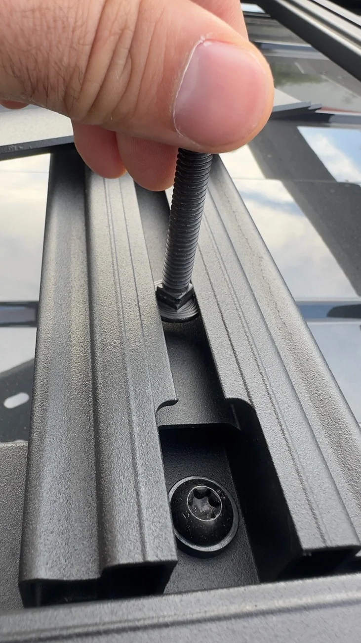 2025 4runner 6th gen Exterior MOLLE Panels compatible with stock Trailhunter Roof Rack IMG_4244