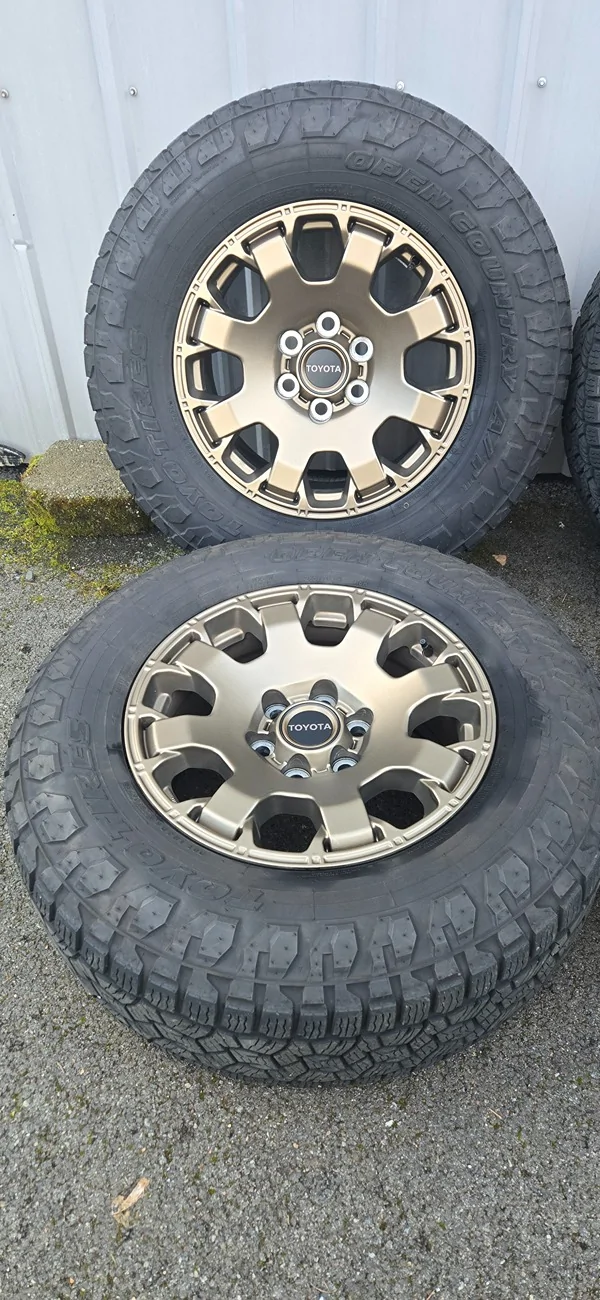 2025 4runner 6th gen Trailhunter Wheels and Tires 20260226_170726