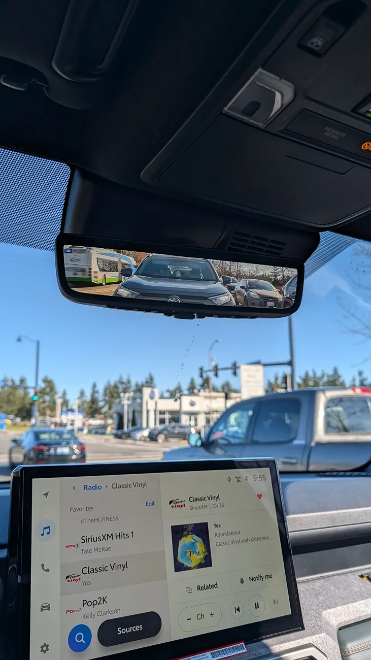 2025 4runner 6th gen Can you get the digital rear view mirror close to the headliner? PXL_20260301_175543407