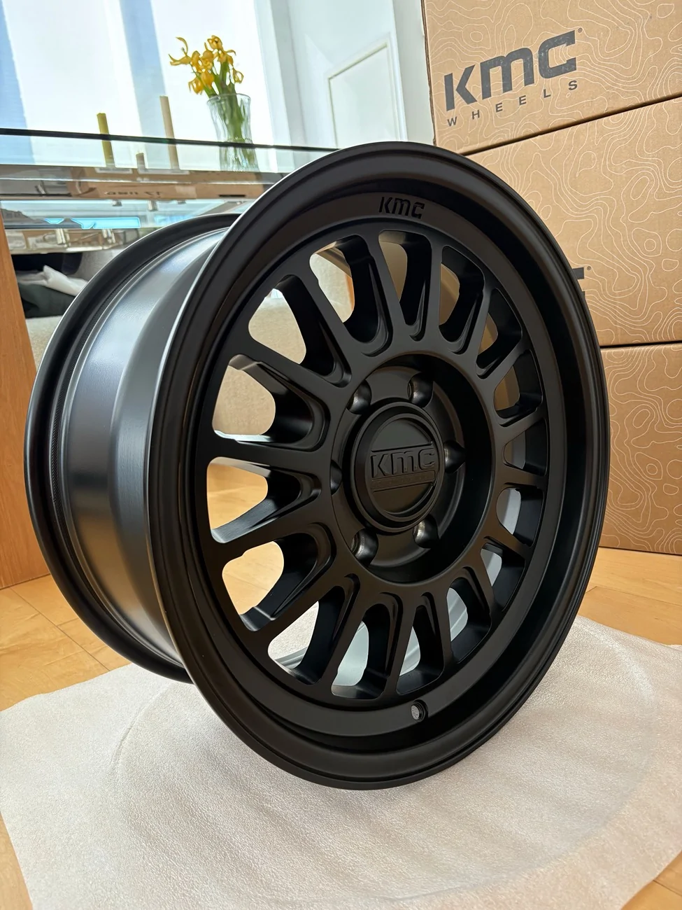 2025 4runner 6th gen KMC KM733 Impact FFT Wheels (Matte Black) – 17x8.5 +25 - $1200 CAD OBO IMG_2146