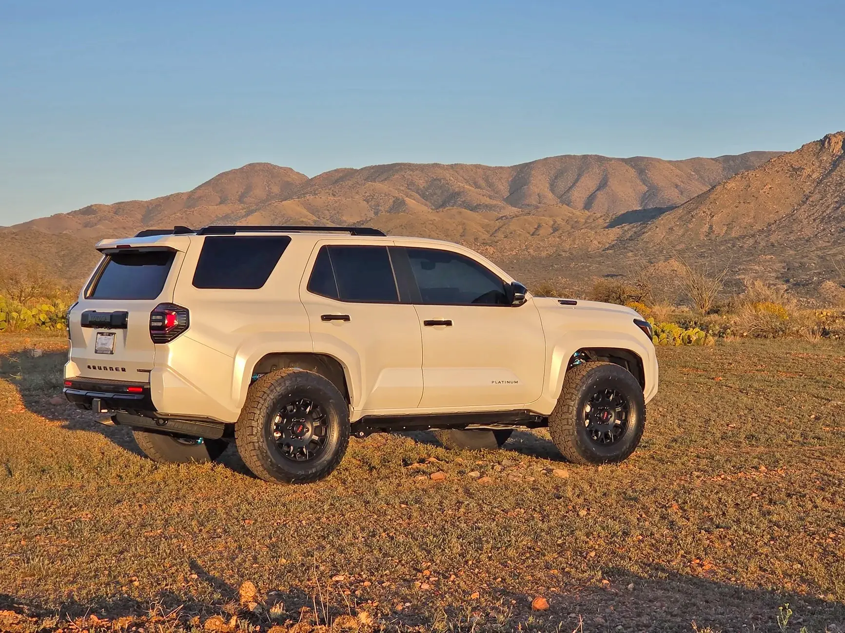 2025 4runner 6th gen Platinum...Pro? Build on King 2.5" shocks raised 3" front / 1" rear + TRD Pro Wheels + 285/70R18 AT4W 4runner Platinum Build on King 2.5%22 shocks raised 3%22 front : 1%22 rear + TRD Pro Wheels +