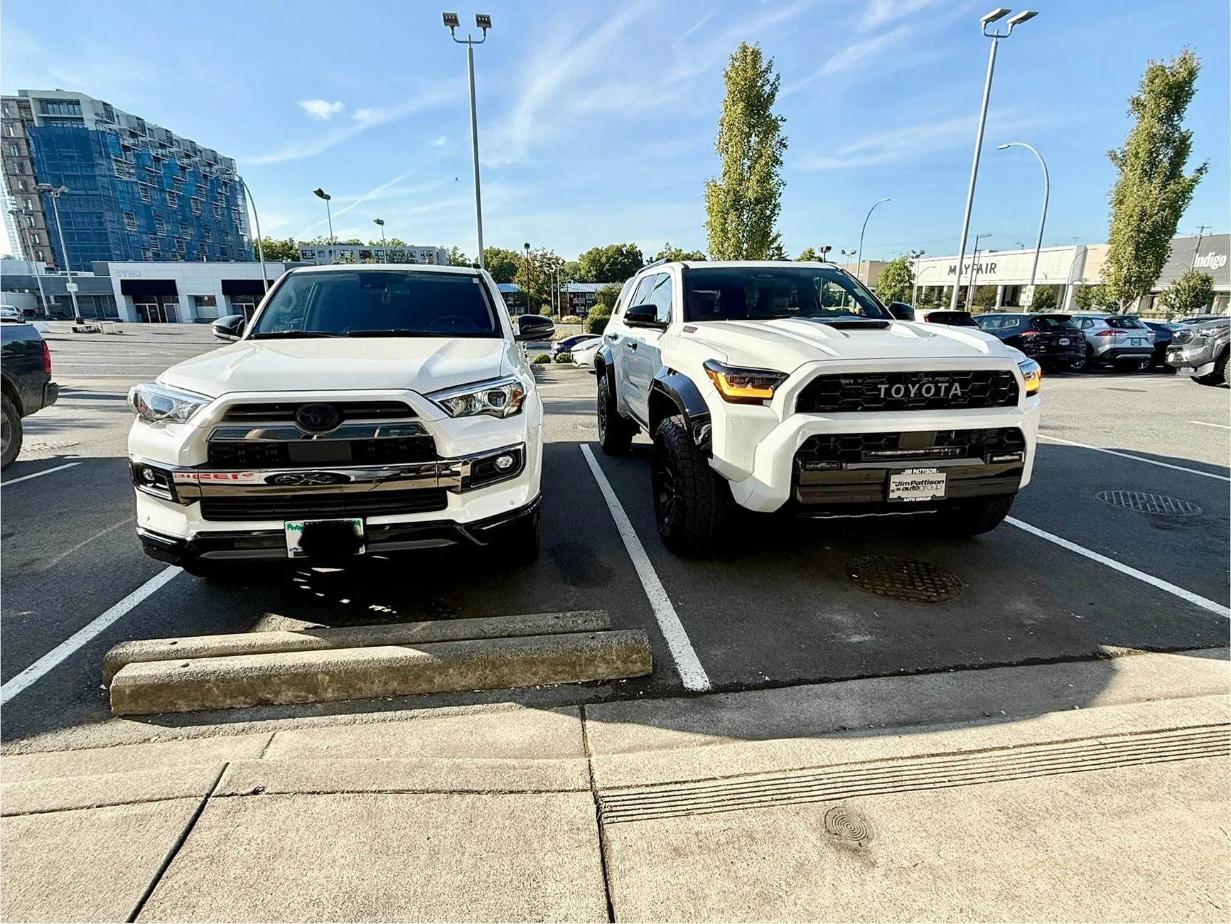 2025 4runner 6th gen 2026 TRD Pro - Attaching Front Licence Plate IMG_7974