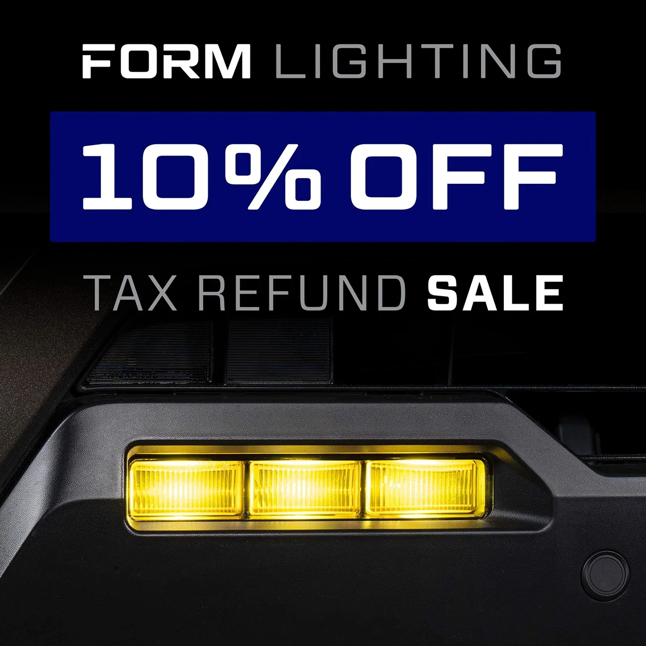 2025 4runner 6th gen Diode Dynamics + Form Lighting Tax Refund Sale Form Spring Sale - Ambassador Graphic - Square - Toyota Fog Lights