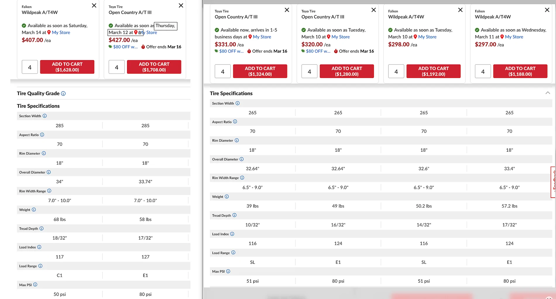 2025 4runner 6th gen 285/70/18 tires on TRD Pro (stock, no lift) looks perfect Screenshot 2026-03-10 at 6.59.07 AM