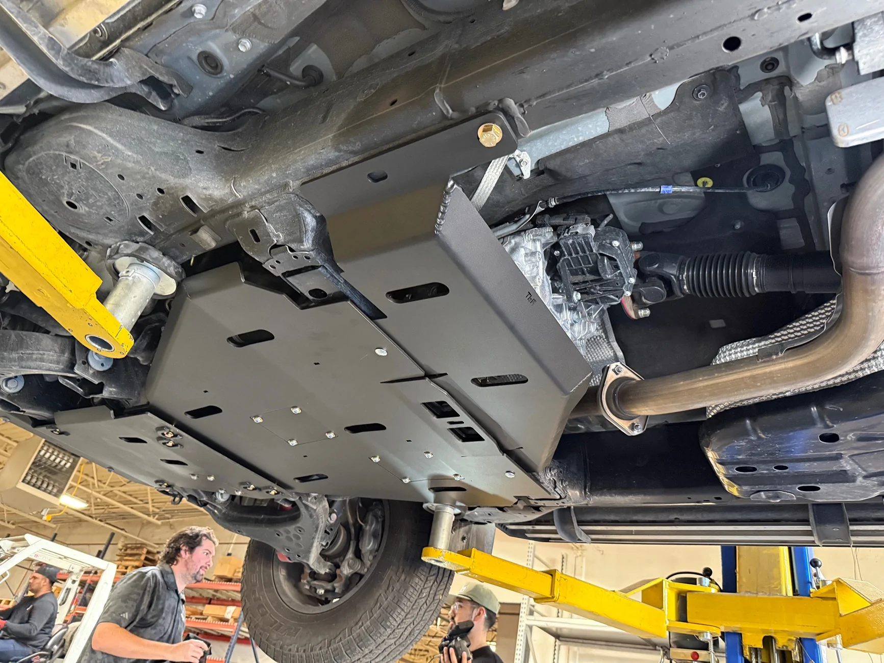 2025 4runner 6th gen Cali Raised Skid Plates, Rock Rails, Ditch Lights and Factory Tour IMG_4245