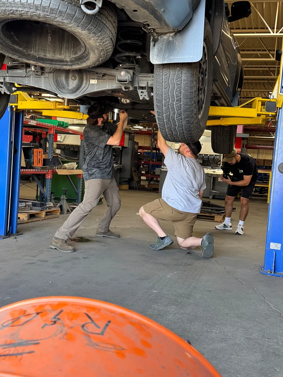 2025 4runner 6th gen Cali Raised Skid Plates, Rock Rails, Ditch Lights and Factory Tour IMG_7871
