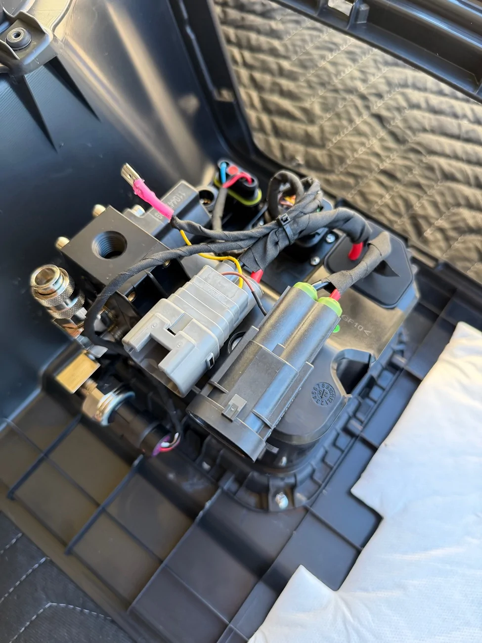 2025 4runner 6th gen OEM Onboard Air Compressor (Tire Inflator) install complete using how-to DIY IMG_9193