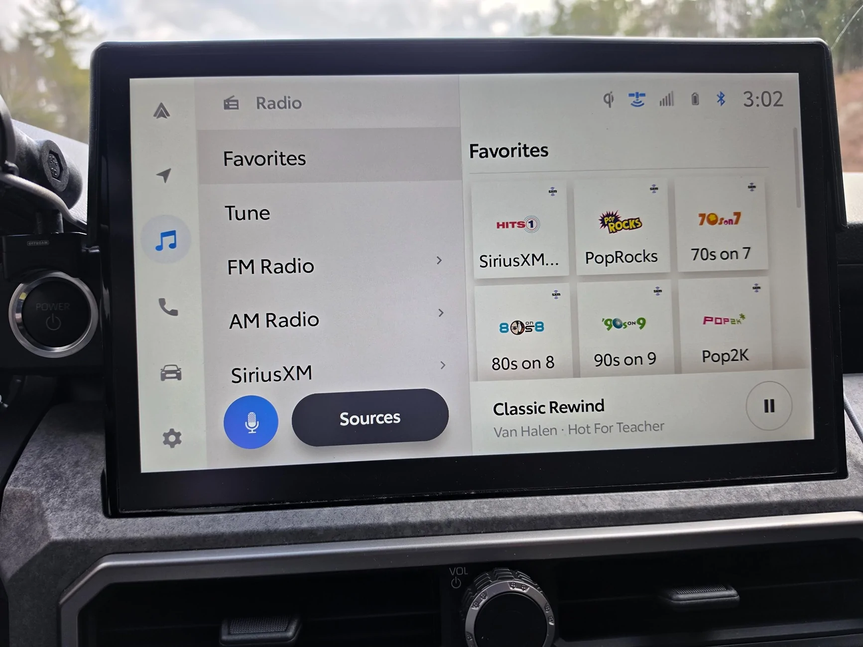 2025 4runner 6th gen Is there an easier way to get from Android Auto to Toyota audio? 2433