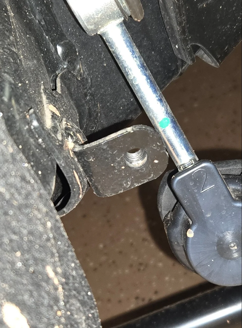 2025 4runner 6th gen Unused bracket in driver side rear wheel well ? Unused bracket