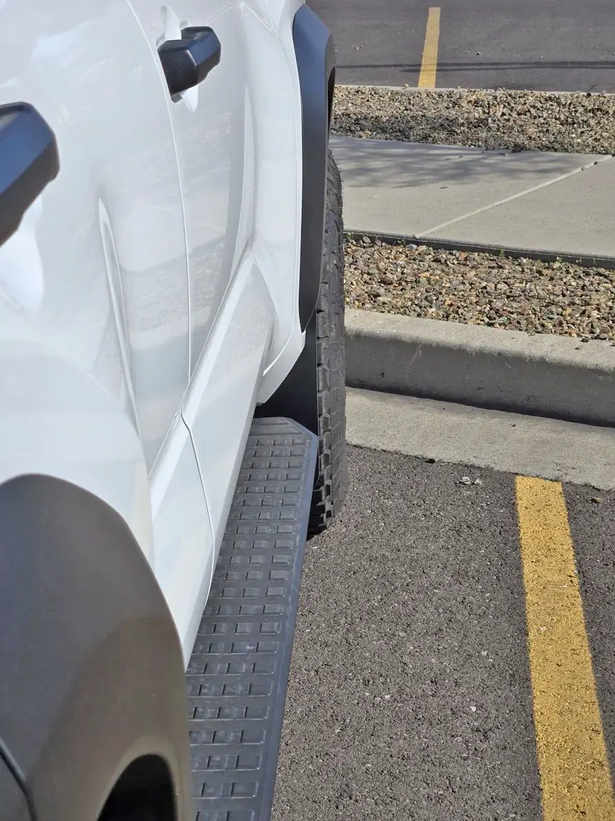 2025 4runner 6th gen Tufskinz Mudflaps installed (w/ comparison vs. ARK Mid mud flaps) on 2026 ORP Tufskinz Mudflaps installed 2025 2026 4runner 6th gen 2