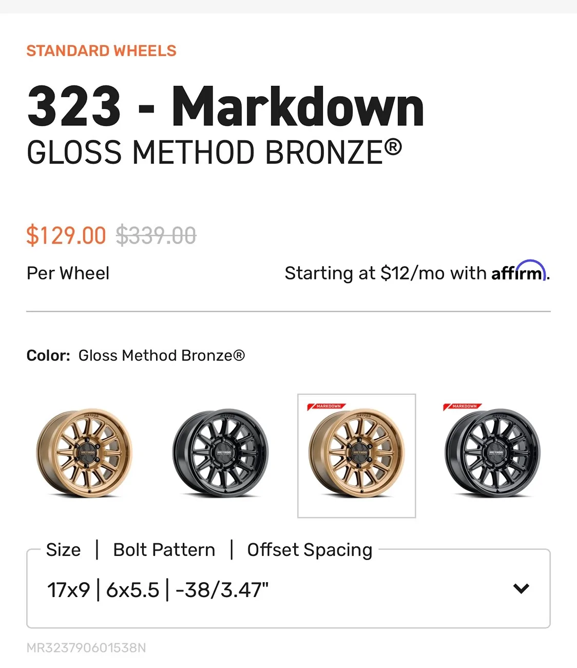 2025 4runner 6th gen Looking at the Method Wheels 323 IMG_6690