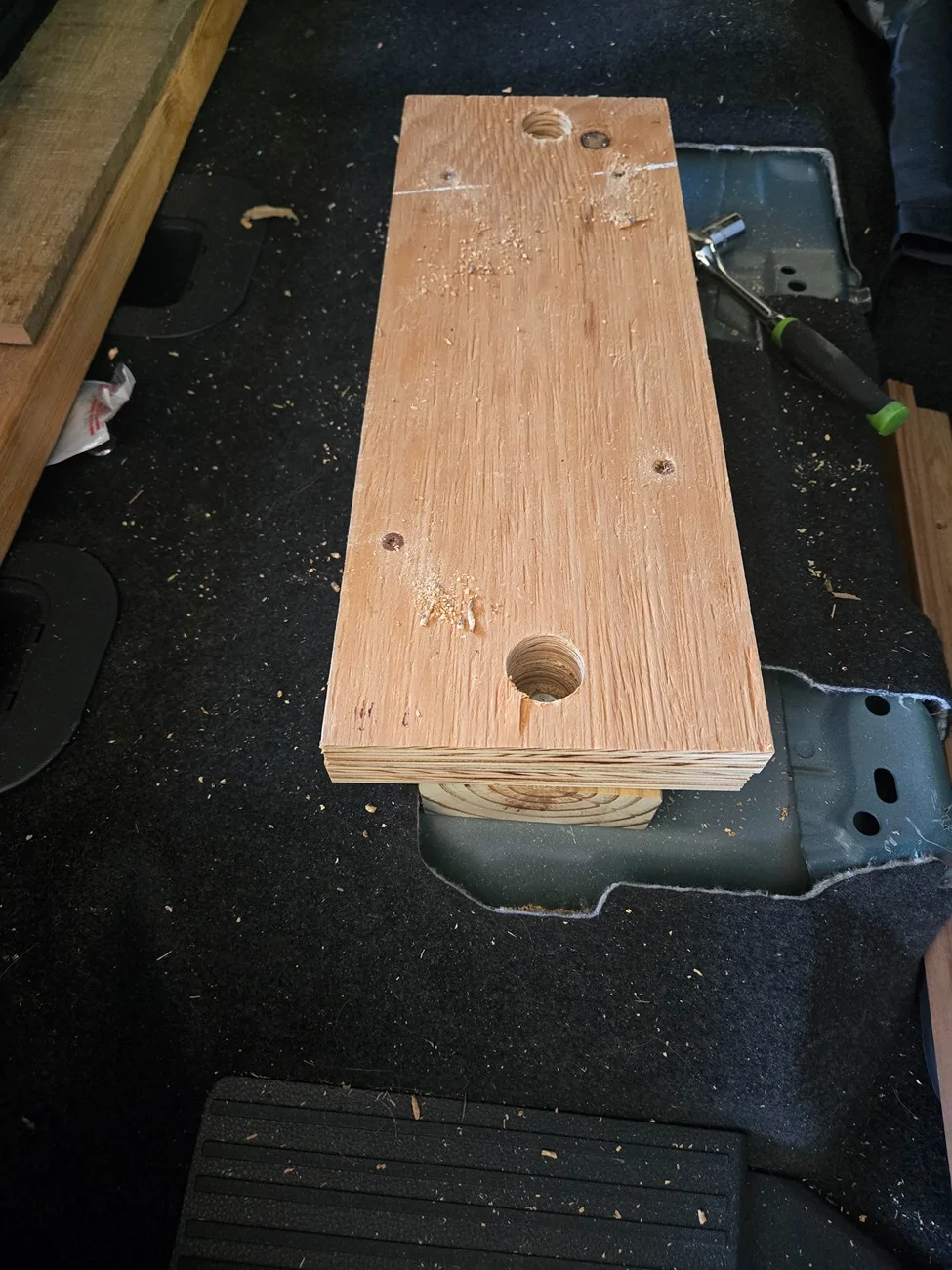 2025 4runner 6th gen Second row seat partial delete platform I built. 20260321_130112